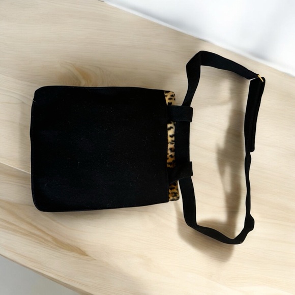 Comeco Women's Black/ Leopard Print Fanny Pack - Fashion Waist Pack - Picture 2 of 11